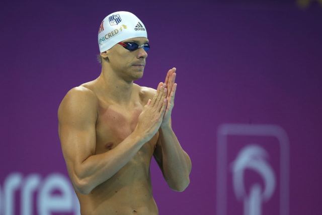 Cesar Cielo. Trofeu Maria Lenk de Natacao, realizado no Centro Aquatico Olimpico. 20 de abril de 2016, Rio de Janeiro, RJ, Brasil. Foto: Satiro Sodré/ SSPress