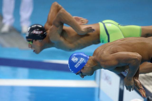 Italo Duarte. Trofeu Maria Lenk de Natacao, realizado no Centro Aquatico Olimpico. 18 de abril de 2016, Rio de Janeiro, RJ, Brasil. Foto: Satiro Sodré/ SSPress