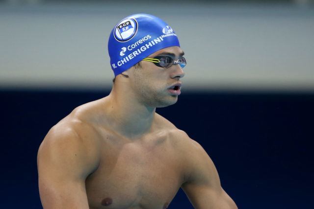 Marcelo Chierighini. Trofeu Maria Lenk de Natacao, realizado no Centro Aquatico Olimpico. 20 de abril de 2016, Rio de Janeiro, RJ, Brasil. Foto: Satiro Sodré/ SSPress