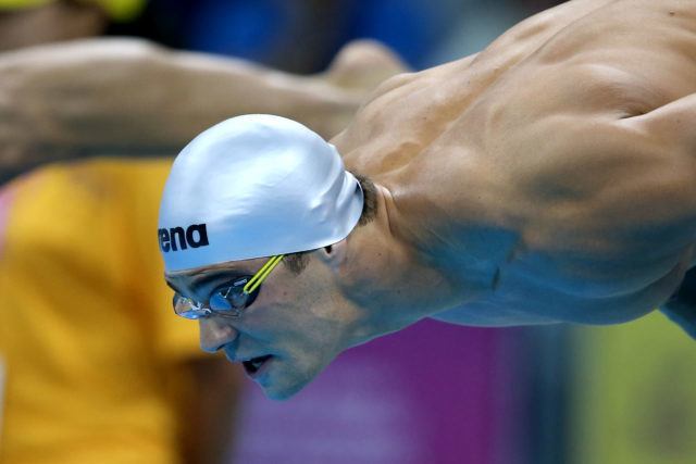 Marcelo Chierighini. Trofeu Maria Lenk de Natacao, realizado no Centro Aquatico Olimpico. 18 de abril de 2016, Rio de Janeiro, RJ, Brasil. Foto: Satiro Sodré/ SSPress