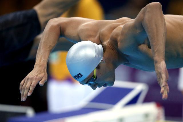 Marcelo Chierighini. Trofeu Maria Lenk de Natacao, realizado no Centro Aquatico Olimpico. 18 de abril de 2016, Rio de Janeiro, RJ, Brasil. Foto: Satiro Sodré/ SSPress