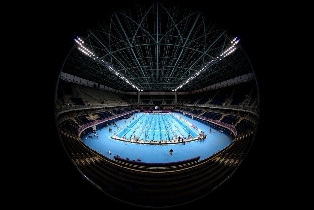 Trofeu Maria Lenk de Natacao, realizado no Centro Aquatico Olimpico. 13 de abril de 2016, Rio de Janeiro, RJ, Brasil. Foto: Satiro Sodré/ SSPress