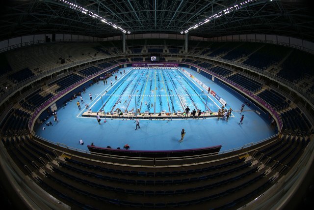 Trofeu Maria Lenk de Natacao, realizado no Centro Aquatico Olimpico. 13 de abril de 2016, Rio de Janeiro, RJ, Brasil. Foto: Satiro Sodré/ SSPress