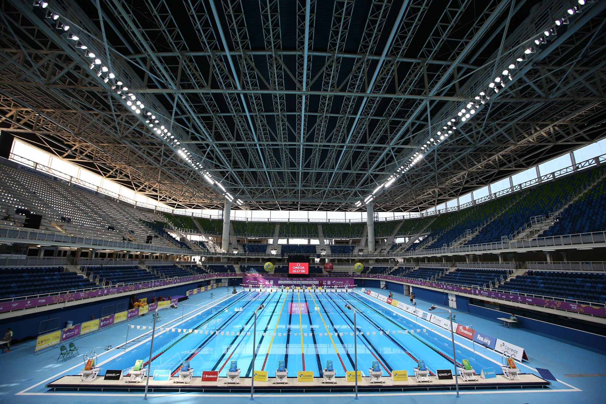 Brazil Unveils Olympic Aquatics Stadium With Focus On ...