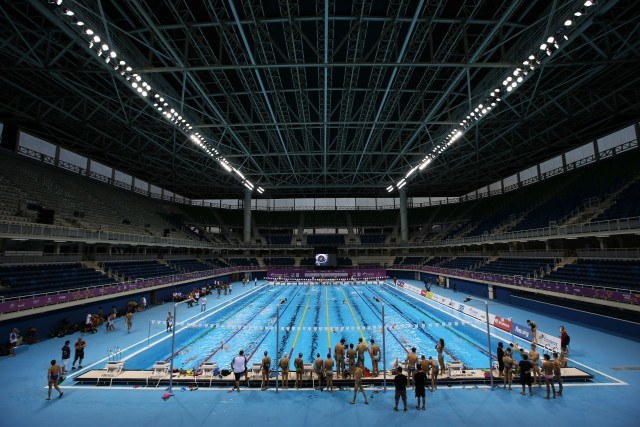 Trofeu Maria Lenk de Natacao, realizado no Centro Aquatico Olimpico. 13 de abril de 2016, Rio de Janeiro, RJ, Brasil. Foto: Satiro Sodré/ SSPress