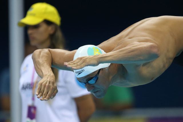 Thiago Pereira. Trofeu Maria Lenk de Natacao, realizado no Centro Aquatico Olimpico. 20 de abril de 2016, Rio de Janeiro, RJ, Brasil. Foto: Satiro Sodré/ SSPress