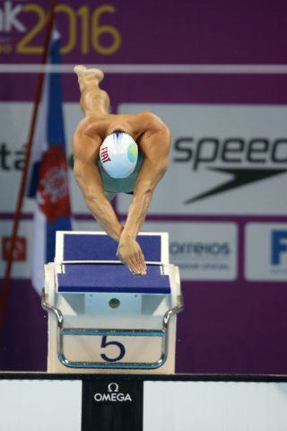 Thiago Pereira. Trofeu Maria Lenk de Natacao, realizado no Centro Aquatico Olimpico. 18 de abril de 2016, Rio de Janeiro, RJ, Brasil. Foto: Satiro Sodré/ SSPress
