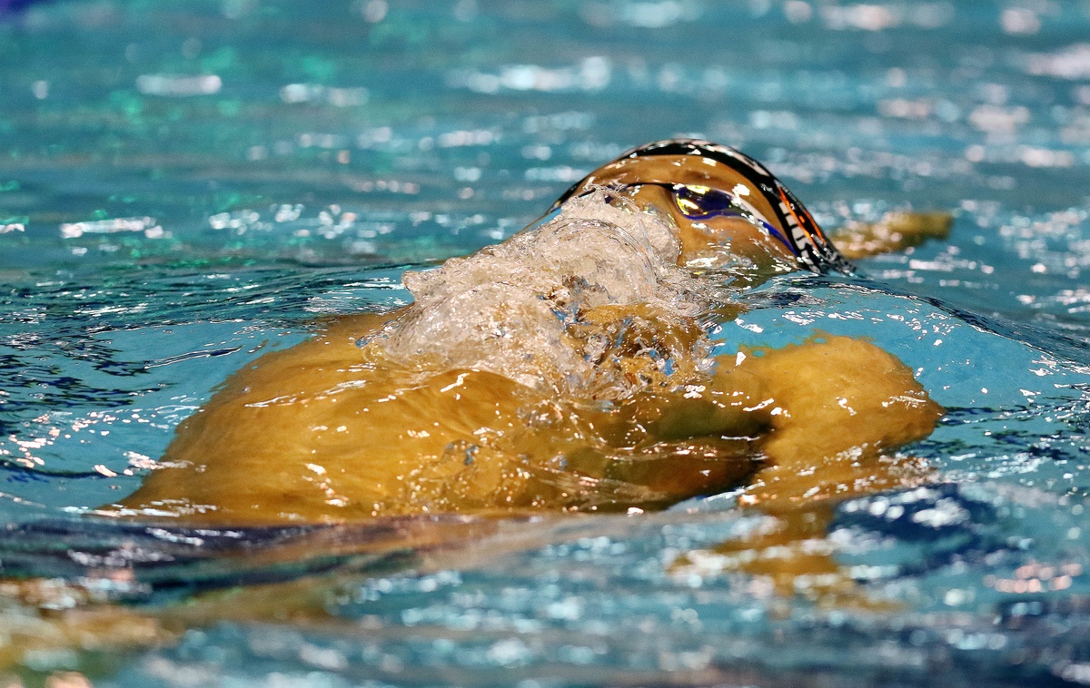 DURBAN, SOUTH AFRICA - APRIL 13: during the finals session on day 5 of the SA National Aquatic Championships and Olympic Trials on April 13 , 2016 at the Kings Park Aquatic Center pool in Durban, South Africa. Photo Credit / Anesh Debiky/Swim SA