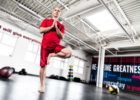 Photograph of the yoga for swimmers tree pose