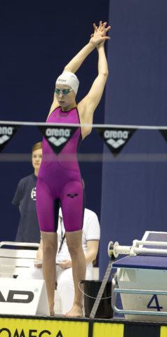 German National Champion in the 50 m backstroke 2016, Johanna Roas, photo by Mirko Seifert