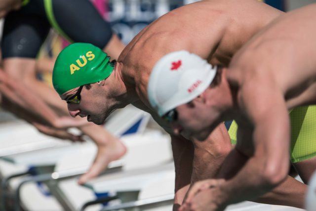 James Magnussen 50 freestyle Santa Clara pro swim series (photo: Mike Lewis)