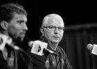 Michael Phelps and Bob Bowman by Mike Lewis