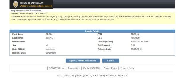 sc county jail turner release date