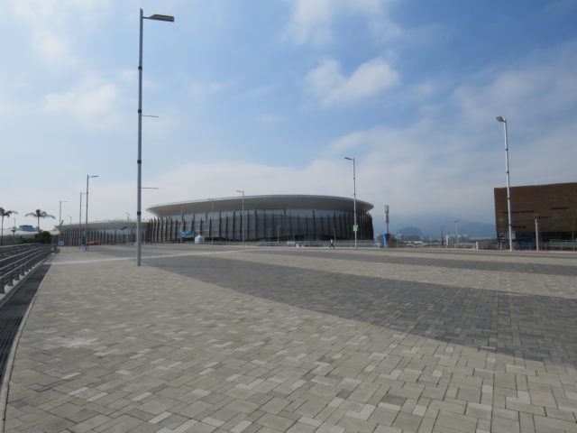 Rio 2016 Olympic aquatics center via D'artagnan Dias
