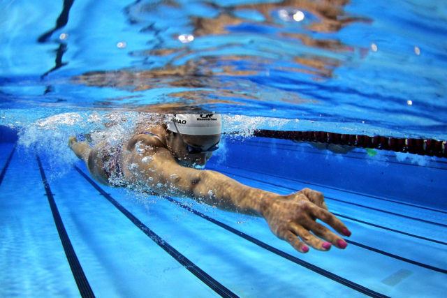 Joanna Maranhao. Treino da selecao brasileira de natacao no Centro Paraolimpico Brasileiro. 25 de Julho de 2016, Sao Paulo, SP, Brasil. Foto: Satiro Sodré/SSPress/CBDA