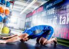 Photograph of the yoga for swimmers pose melting heart