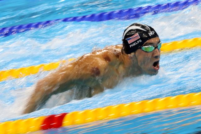 Michael Phelps. Finais e semi da natacao no OAS. Jogos Olimpicos Rio 2016. 09 de Agosto de 2016, Rio de Janeiro, RJ, Brasil. Foto: Satiro Sodré/SSPress