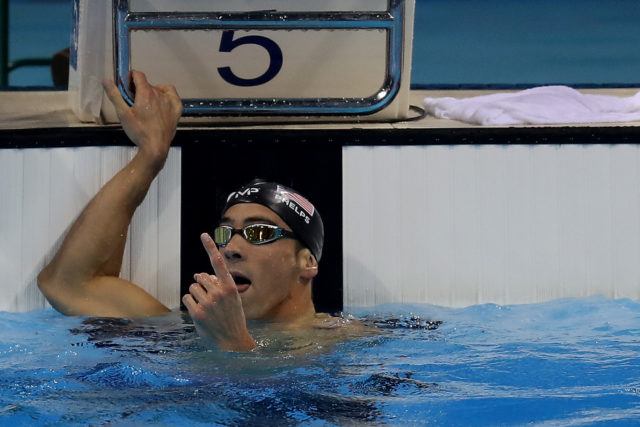 Michael Phelps. Finais da natacao no OAS. Jogos Olimpicos Rio 2016. 09 de Agosto de 2016, Rio de Janeiro, RJ, Brasil. Foto: Vitor Silva/SSPress