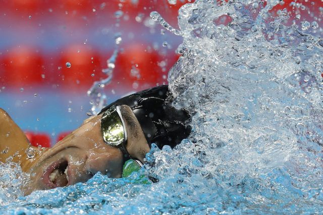 Michael Phelps. Finais da natacao no OAS. Jogos Olimpicos Rio 2016. 09 de Agosto de 2016, Rio de Janeiro, RJ, Brasil. Foto: Vitor Silva/SSPress