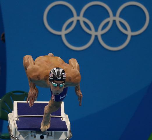 Michael Phelps. Finais da natacao no OAS. Jogos Olimpicos Rio 2016. 09 de Agosto de 2016, Rio de Janeiro, RJ, Brasil. Foto: Vitor Silva/SSPress