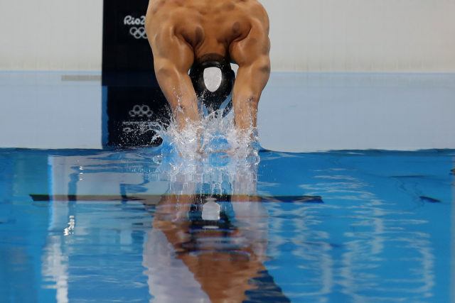 Michael Phelps. Finais da natacao no OAS. Jogos Olimpicos Rio 2016. 09 de Agosto de 2016, Rio de Janeiro, RJ, Brasil. Foto: Vitor Silva/SSPress