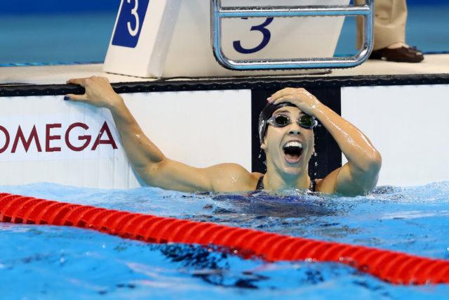Maya Dirado - 200 back - Olympic Gold - 2016 Rio Olympics/photo credit Simone Castrovillari