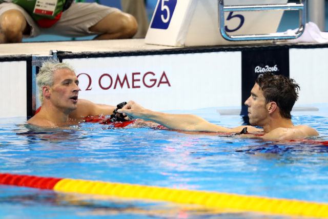 Ryan Lochte, Michael Phelps - 2016 Rio Olympics/photo credit Simone Castrovillari