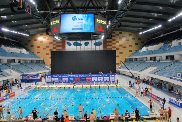 FINA World Cup 2016 at Hamdan Sports Center, Dubai, UAE