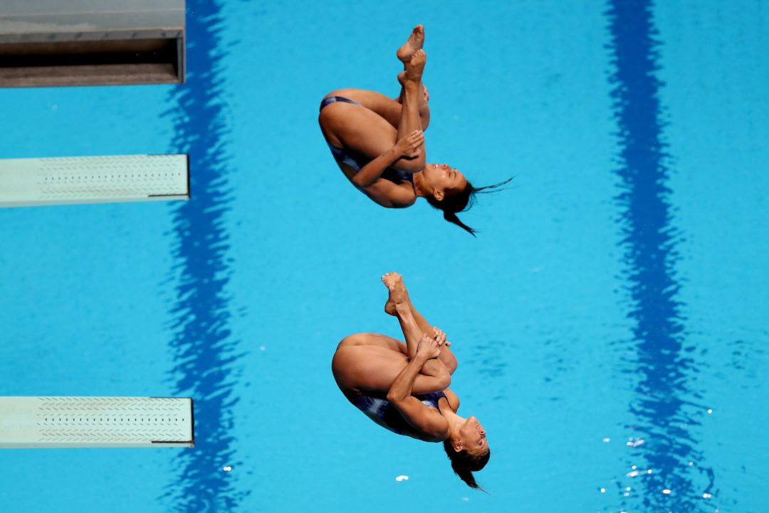 Man Breaks A Plastic Diving Board As He