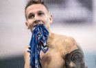 Swimmer Caeleb Dressel by Mike Lewis