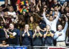 Cal Berkeley Swimming fans by Mike Lewis
