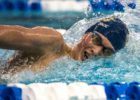 Swimmer Zach Yeadon by Mike Lewis