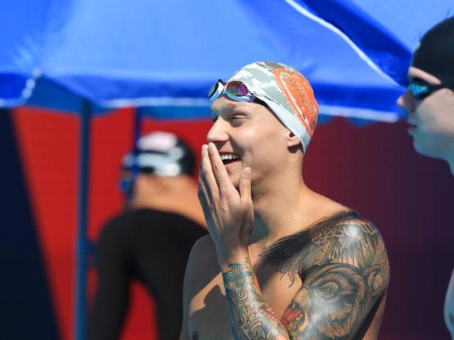 The Games: Wes Nelson is victorious in the 50m freestyle AND