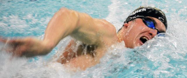 The Games: Wes Nelson is victorious in the 50m freestyle AND