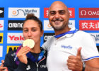 QUADARELLA Simona ITA Italy Gold Medal , Christian Minotti coach Women's 1500m Freestyle Gwangju South Korea 23/07/2019 Swimming 18th FINA World Aquatics Championships Nambu University Aquatics Center Photo © Andrea Staccioli / Deepbluemedia / Insidefoto
