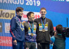 SETO Daiya Jay Litherland Lewis Clareburt 2019 FINA World Championship Courtesy of Rafael Domeyko