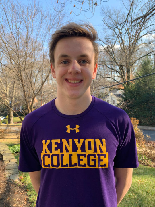Kenyon College Receives Commitment from Futures Qualifier Daniel Brooks