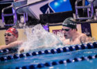 ISL Adam Peaty sets world record in 50 breaststroke ISL semifinals, Budapest Hungary (photo: Mike Lewis)