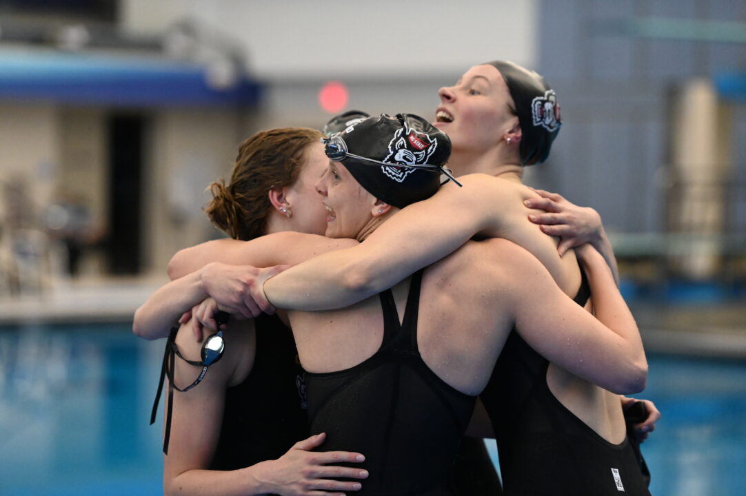 NC State Women Swim 3rdFastest 200 Medley Relay Ever (Relay Splits)