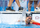 QUADARELLA Simona ITA Celebrating Bronze Medal 800m Freestyle Women Final Swimming, Nuoto Tokyo2020 Olympic Games Tokyo Aquatics Centre 21731 Photo Giorgio Scala / Deepbluemedia / Insidefoto