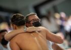Noè Ponti with his coach Massimo Meloni