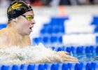 2023 M. NCAAs: Leon Marchand Swims 22.27 50 Breast; #1 Split All-Time