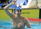 Simone Barlaam celebrating World Record credit Augusto Bizzi/FINP