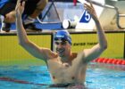 Simone Barlaam celebrating World Record credit Augusto Bizzi/FINP