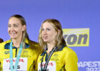 O'CALLAGHAN Mollie WILSON Madison 19th FINA World Swimming Championship, Budapest, 2022 courtesy of Delly Carr, Swimming Australia