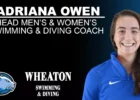 Adriana Owen Named Head Swim & Dive Coach At Wheaton College