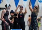 Louisville Women Crack Trio of Pool Records as Cardinals Sweep Xavier in Home Opener