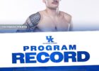 Falemana Tuufui Breaks Own Kentucky Record in 50 Free In Tri Meet with Texas A&M, Vanderbilt