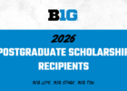 Big Ten Conference Announces 2026 Postgraduate Scholarship Recipients